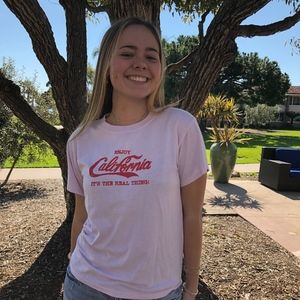 Pink California Tee